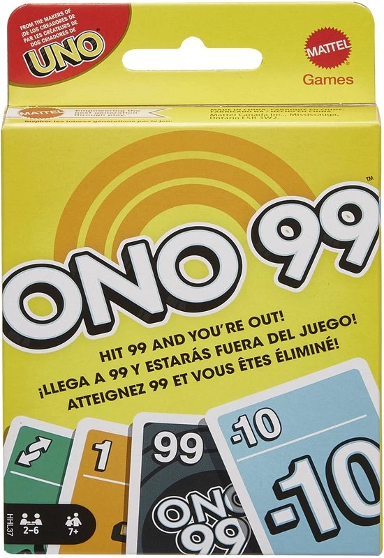 O'NO 99 - Mattel Games - Kaartspel 3 O'NO 99 - Mattel Games - Kaartspel