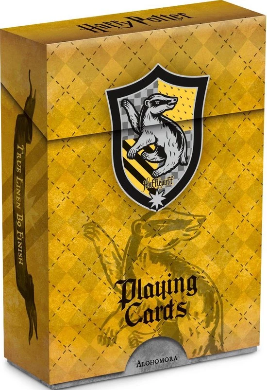 Cartamundi Speelkaarten Harry Potter Huffelpuf Geel/zwart 10 Cartamundi Speelkaarten Harry Potter Huffelpuf Geel/zwart - Afbeelding 8