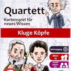 The Purple Cow Kaartspel Kwartet Slimme Geesten 16 X 11 Cm Papier