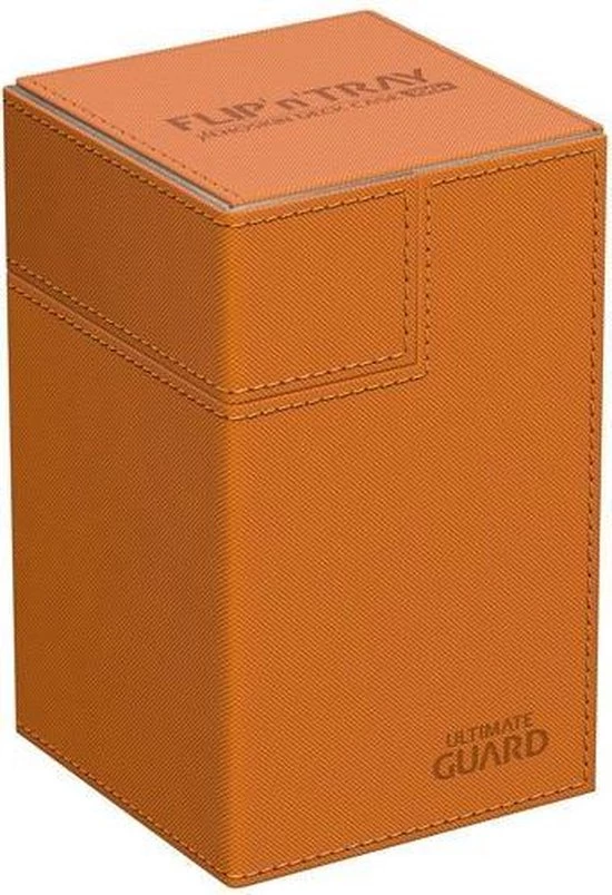 Ultimate Guard Flip´n´Tray Deck Case 100+ Standard Size XenoSkin Orange 4 Ultimate Guard Flip´n´Tray Deck Case 100+ Standard Size XenoSkin Orange - Afbeelding 2