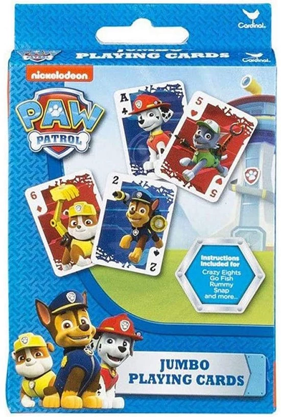 Spin Master Paw Patrol Speelkaarten - Grote Kaarten 12.5 Cm - Vanaf 3 Jaar 4 Spin Master Paw Patrol Speelkaarten - Grote Kaarten 12.5 Cm - Vanaf 3 Jaar - Afbeelding 2