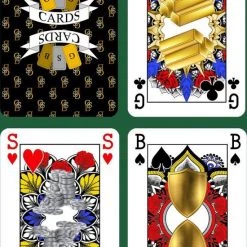 GSB Genderneutrale Speelkaarten - Signature Zwart - Enkel Pak In Tuckbox -Goedkope kaartspellen winkel 550x817