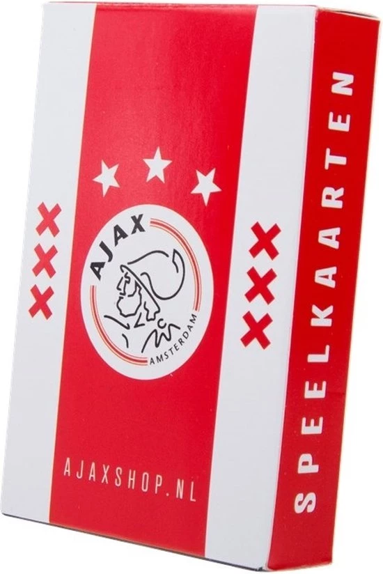 AFC Ajax Speelkaarten Ajax Wit/rood/wit XXX Logo - Kaartspel AJAX Amsterdam 3 AFC Ajax Speelkaarten Ajax Wit/rood/wit XXX Logo - Kaartspel AJAX Amsterdam