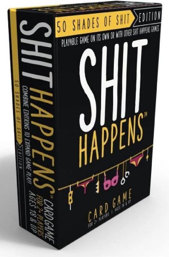 Goliath Shit Happens 50 Shades Of Shit 18+ - Engelstalig Kaartspel - Partyspel - Rangschik Ongewenste Situaties! 10 Goliath Shit Happens 50 Shades Of Shit 18+ - Engelstalig Kaartspel - Partyspel - Rangschik Ongewenste Situaties! - Afbeelding 8